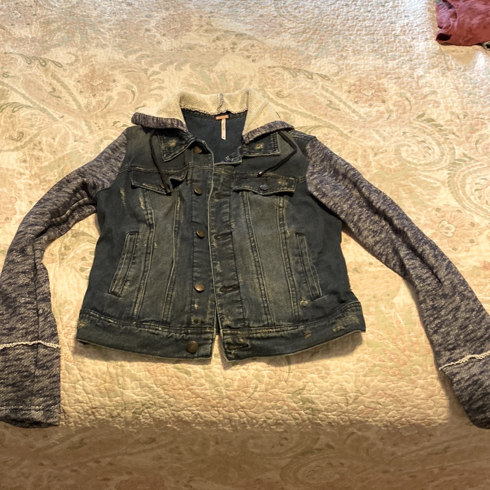 Womens Free People denim jacket